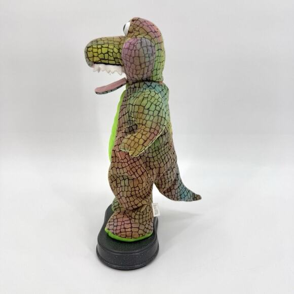 Vintage Gemmy Animated Green Alligator Crocodile Rocker Plush Toy RARE WORKS - Picture 3 of 11